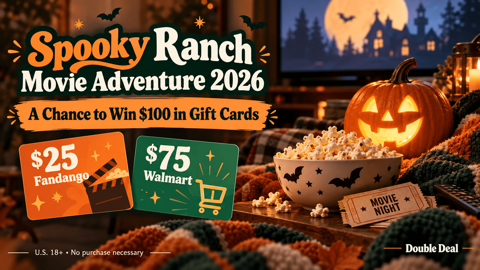 Hidden Valley Spooky Ranch 2026 Instant Win: $100 Gift Card Prizes