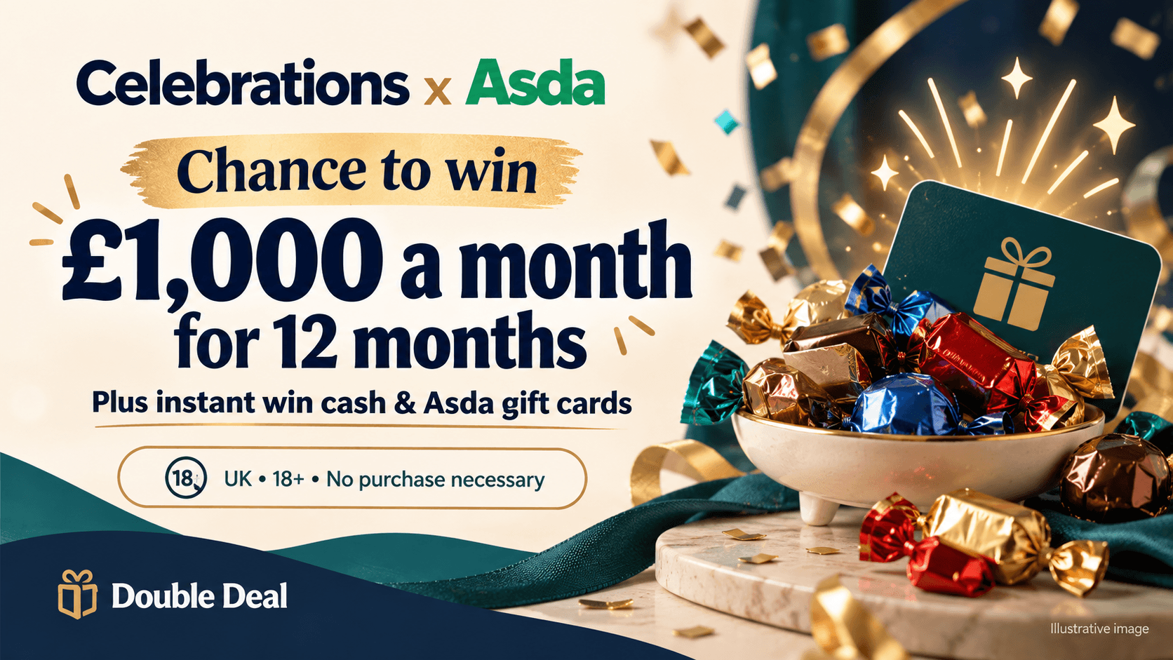 Celebrations x Asda 2026: Win Cash and Asda Gift Cards