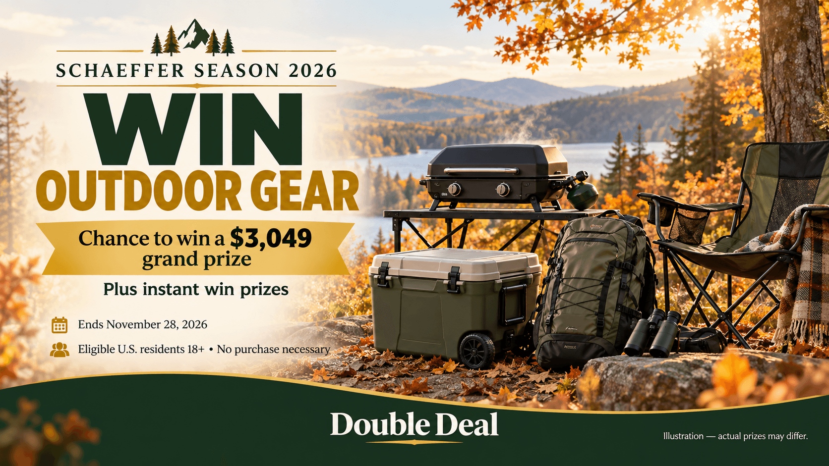 Schaeffer Season 2026: Instant Win Prizes & Outdoor Gear Sweepstakes