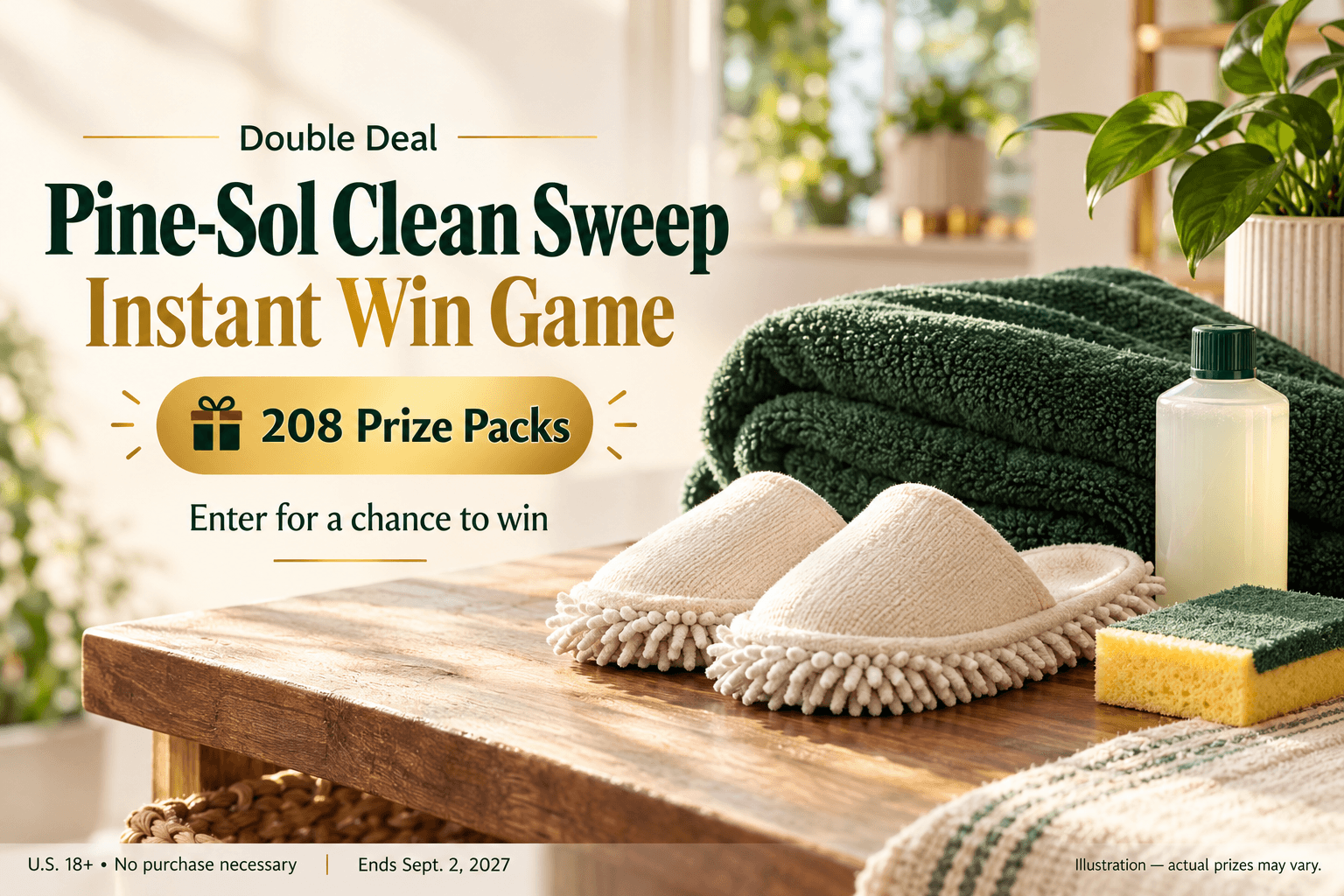 Pine-Sol Clean Sweep Instant Win Game: 208 Prize Packs
