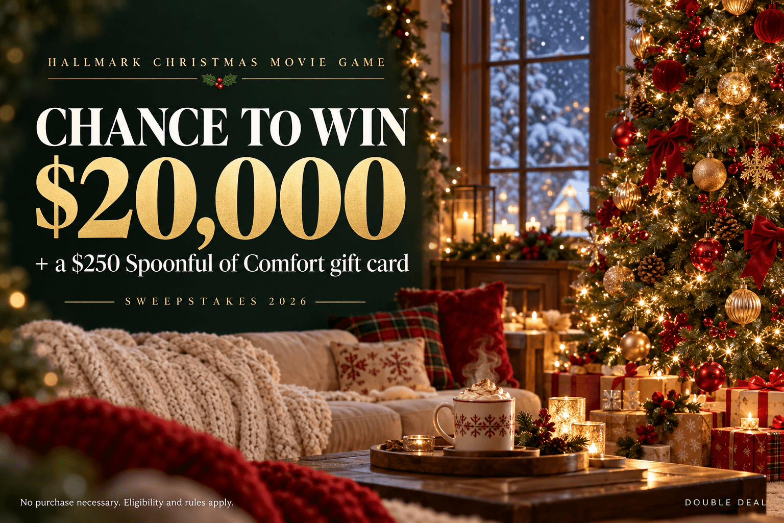 Hallmark Countdown to Christmas Movie Game Sweepstakes 2026