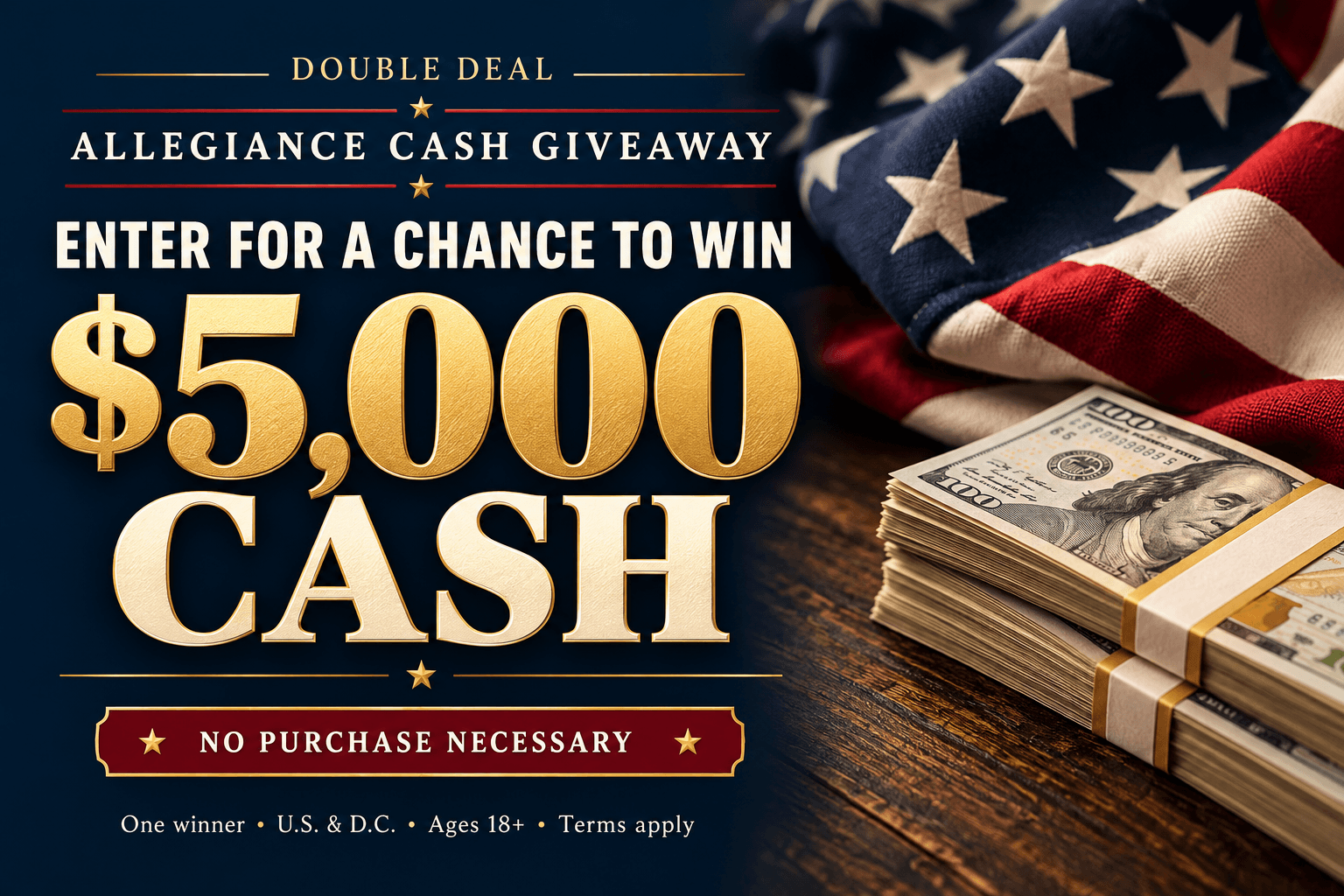 Allegiance $5,000 Cash Giveaway 2026