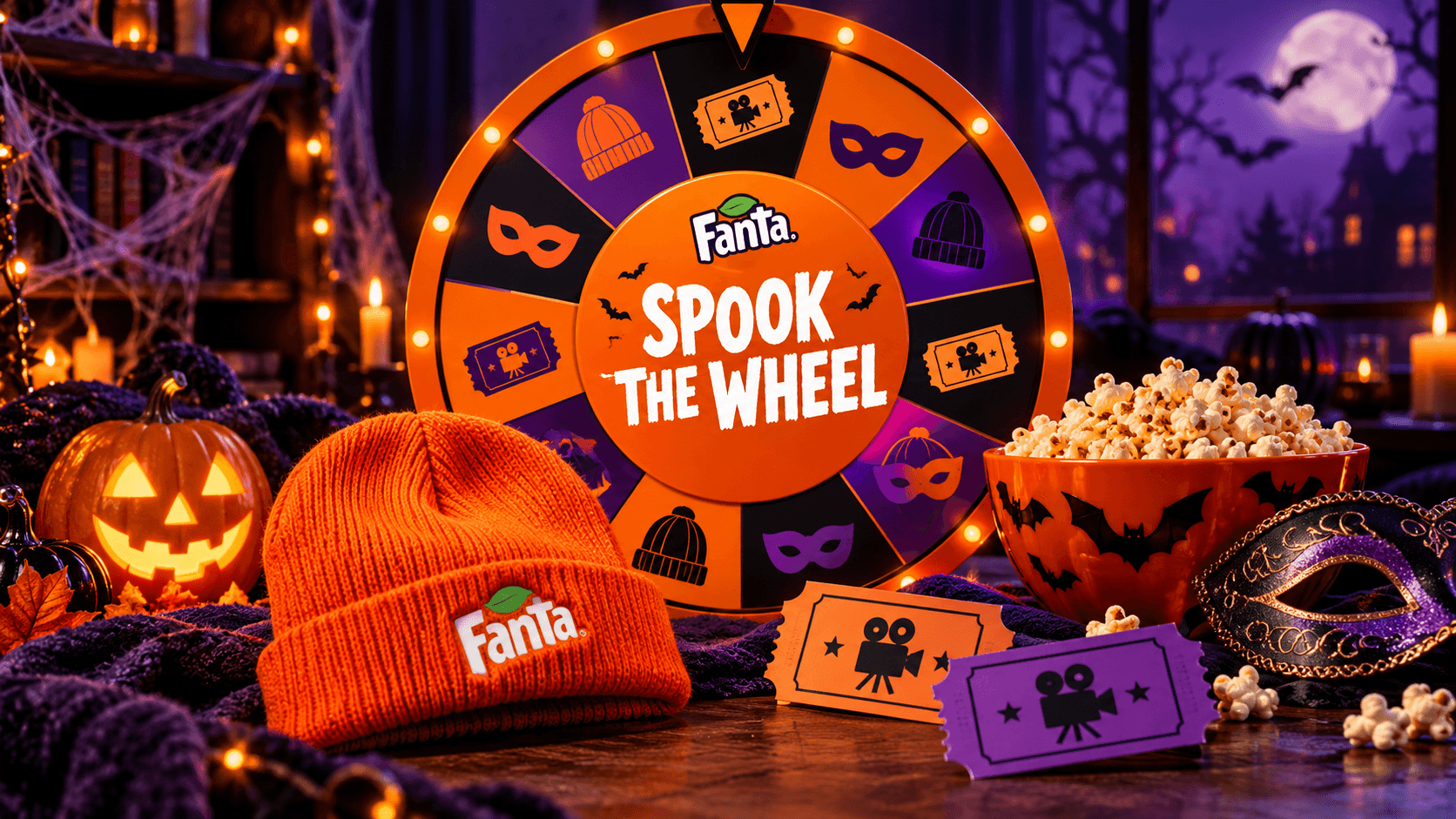 Fanta Spook the Wheel 2026: Win Halloween Gear or AMC Tickets