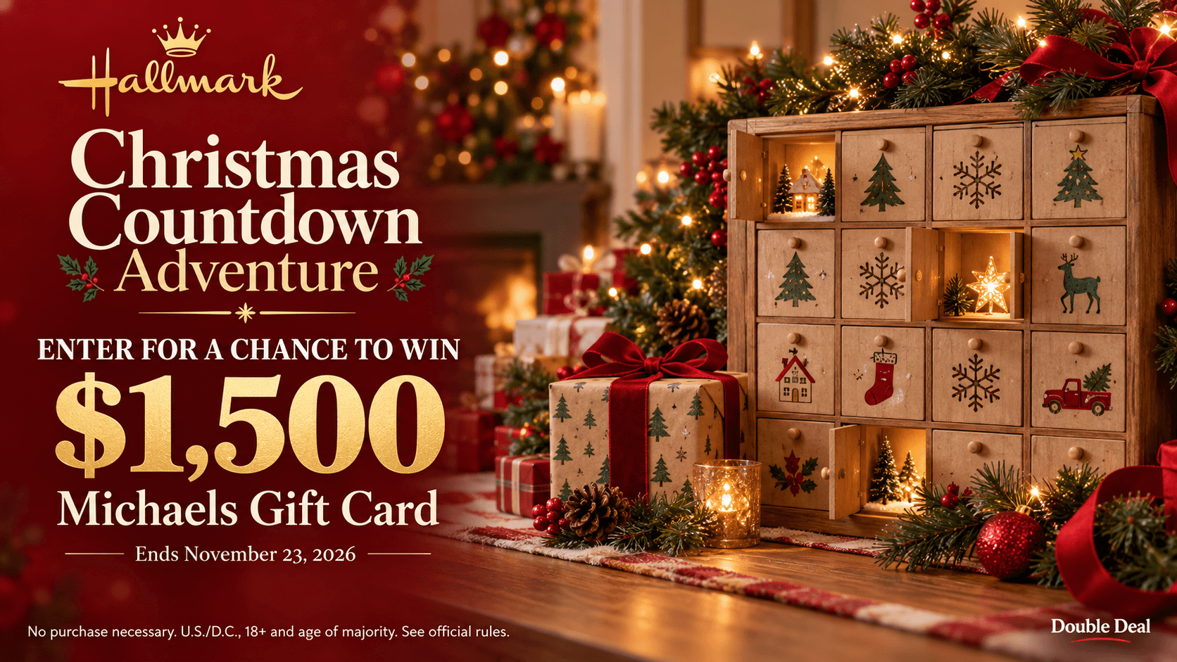 Hallmark Christmas Countdown Adventure Sweepstakes 2026